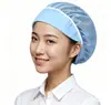 Gorra de trabajo para fábrica de alimentos, cubrecabezas de chef, gorra a prueba de polvo para cocinas de servicio de alimentos, gorra de malla lavable y anti-caída de cabello para taller