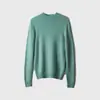 Suéter multicolor 100% lana, cuello redondo, estilo jersey, corte holgado, efecto adelgazante, adecuado para usar en capas o solo, perfecto para otoño e invierno