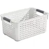 Cesta de Armazenamento para Dormitório Transfronteiriça Caixa de Armazenamento de Artigos Diversos para Mesa Retangular Cesta de Armazenamento para Brinquedos e Jardim de Infância Cesta de Armazenamento