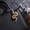 Delicado Broche con Diseño de Serpiente para el Año de la Serpiente - Único Pin de Serpiente del Zodiaco, Moda Versátil Accesorio de Ropa Broche