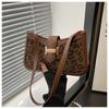 Moda Estampado Leopardo Diseño Nicho Tendencia 2025 Verano Nuevo Estilo Combinable Commuter Spice Girl Salida Bolso Media Luna para Mujer