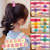 Lazos para el cabello lindos para niños, color caramelo dulce, lazos para el cabello para niñas, gomas para atar el cabello, tendones que no lastiman al bebé, anillo para el cabello de alta elasticidad