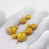 DIY Hecho a Mano Cuerda Trenzada Cuentas Sueltas Mineral en Bruto Cristal de Rejalgar Arena de Cinabrio con Cuentas Pulsera Collar Colgante Accesorios Venta al Mayoreo