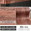 Revestimento de Azulejo de Pedra Macia Travertino Romano Painel Decorativo de Parede Externa Travertino Âmbar Imitação de Pedra Pele de Travertino Flexível de PU