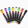 Accesorios para Imanes de Refrigerador, Pines Magnéticos Fuertes de Colores, Plumas Magnéticas para Pizarra Luminosa, Plumas Magnéticas Blancas Fluorescentes, Empaques de Tizas Líquidas