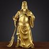 Estátua de Bronze de Guan Gong, Figura de Artes Marciais em Bronze, Estátua de Adoração para Sala de Estar, Guan Yu, o Santo das Artes Marciais, Estátua de Guan Gong para Abertura de Negócios