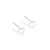 Versão coreana de brincos mini de prata S925 novos brincos pequenos requintados da moda brincos geométricos redondos de personalidade tendência brincos de prata