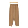 Pantalones de punto adelgazantes casuales de cintura elástica con cuatro agujas planas de cachemir de estambre de 16 pines de alto lujo, pantalones de abuela, pantalones de cachemir para otoño e invierno