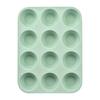 Molde de silicona para pasteles de 12 y 24 tazas, ideal para hornear en casa, resistente a altas temperaturas, no se deforma.