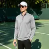 Sudadera con capucha funcional casual deportiva elástica para hombre con cuello alto, comercio exterior, eBay, talla grande americana, para exteriores, fitness
