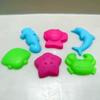 Molde Grande de Castillo de Arena para Niños Juguete Modelo Arena Pastel Fruta Interior Forma para Jugar con Arena Herramienta de Arcilla Espacio