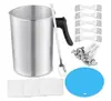 Olla para verter cera de vela 4 libras (alrededor de 1.8kg) con almohadilla aislante de calor Mecha Suministros para hacer velas DIY