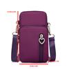 Bolso de Hombro para Mujer Mini Bolso Pequeño Vertical para Teléfono Móvil Femenino Madre Vertical Llaves Cambio Embalaje Bolso de Brazo para Teléfono Móvil