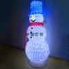 Lâmpada LED em forma de boneco de neve, formato de animal, fulvo, paisagem ao ar livre, parque, gramado, iluminação decorativa, festival, lâmpada de iluminação