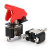 Interruptor de palanca modificado para coche KN3A-101 con cubierta interruptor de alimentación DC12V 20A interruptor basculante