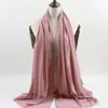 148 Lenço Bolha de Chiffon Perolado Colorido Lenço de Cabeça Malaio Lenço Feminino Lenço de Cabeça Malaio