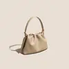 Bolso de Mano de Gama Alta de Nicho Modelo Nuevo 2026 para Mujer, Bolso de Hombro Versátil a la Moda, Bolso Cruzado Casual de Piel de Vaca de Primera Capa Tipo Nube