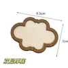 Estilo Antiguo Brocado Song Imán para Nevera Accesorios de Marco de Madera DIY Montaje de Marco Redondo para Foto Bordado Pieza de Madera Accesorios Hechos a Mano para Imán de Nevera