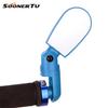 Color mini espejo retrovisor ajustable para bicicleta Bicicleta de montaña Vista trasera reflector plano equipo de bicicleta accesorios para montar