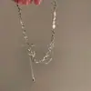 Colar decorativo doce e cool para mulheres moderno ins hip hop acessórios estiloso luxo leve nicho alta qualidade corrente clavícula joia requintada