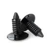 Clips para Coche, Remaches en Forma de Árbol Negros y Blancos, Remaches en Forma de Árbol para Estantes de Muebles, Clips de Navidad, Clips de Techo para Carrocería de Coche