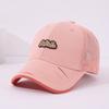 Gorra de béisbol para niños, novedad de verano 2024, con letras de red, informal, con protección solar, para hombres y mujeres, tallas medianas y grandes.