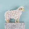 Broche de Moda Animal Personalidade Criativa Nicho Animal Acessório Tendência Broche Anti-Exposição Ovelha