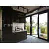 Planos de Diseño de Patio de B&B de Cápsula Espacial de Expansión de Doble Ala, Casa de Una Sola Planta Estilo Europeo Sin Instalación, Habitación de Caja para Vivir