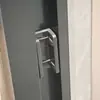 Cabina de Ducha con Puerta Corredera de Acero Inoxidable, Puerta de Baño de Cristal Templado, Mampara de Baño Personalizada para Separación Seco-Húmedo