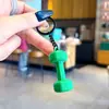Llavero Colgante Mini Mancuerna de Fitness Creativo Llavero para Coche Bolsos Colgante Pequeño Deportivo Venta al por Mayor