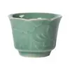 Taza de Té de Celadón de Longquan Taza de Maestro Taza para Beber Té Par Juego de Té Kung Fu Cerámico de Gama Alta Taza Individual de Té Personal