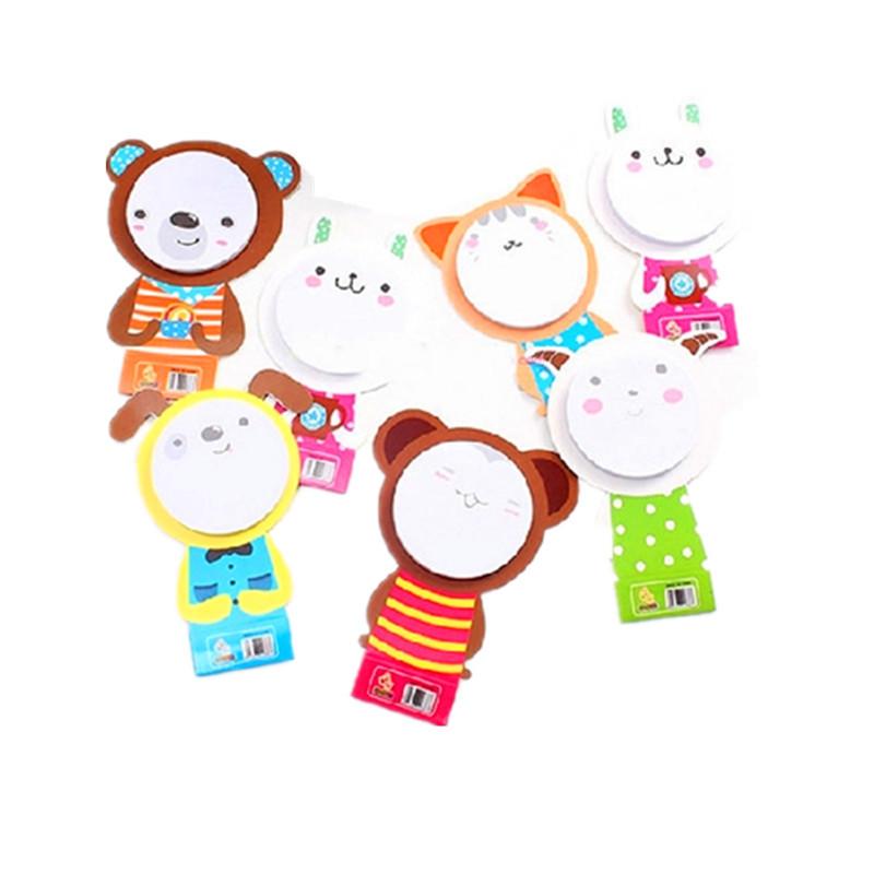 动物表情造型便签纸A