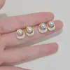 Brincos de Pérola Retrô para Outono e Inverno para Rostos Redondos, Aparência Emagrecimento, Brincos Elegantes da Moda e Versáteis para Mulheres, Brincos Únicos Estilosos e de Alta Qualidade