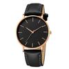 Novo Relógio Masculino de Pulseira Quente Moda Temperamento Estilo Simples Casual Casal Ultra-fino Relógio de Quartzo