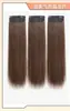 Peluca Invisible de Cabello Largo y Liso, Parche de Extensión de Cabello sin Costuras de Tres Piezas para Aumentar el Volumen del Cabello, Material de Seda de Alta Temperatura Grueso