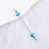 Nuevo Creativo DIY Varilla de Cuentas Forma de Corazón Llavero de Metal Accesorios Accesorios Varilla de Cuentas Lista para la Venta
