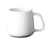 Taza con logo blanco, Taza de agua de cerámica con impresión de grabado