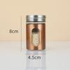 Tarro de Condimentos para Cocina Set de Botellas de Acero Inoxidable con Múltiples Agujeros Tarro de Condimentos para Pimienta Caja de Condimentos de Vidrio Tarro de Condimentos