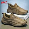 Sapatos masculinos Huili, novos sapatos esportivos confortáveis de outono 2026 para homens, sapatos casuais de sola macia para caminhada para homens de meia-idade e idosos