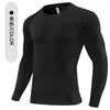 Roupas Fitness de Venda Quente Transfronteiriças Masculinas Alta Elasticidade Secagem Rápida Respirável Roupas de Corrida Camiseta Esportiva Americana Fabricante Atacado Customização