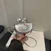 Bolsa Infantil Transfronteiriça 2026 Nova Elegante Bordado de Laço Porta-Moedas de Bebê Bolsa Transversal Elegante de Pônei para Meninas