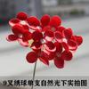 Cabeza de flor de jabón de hortensia de 9 tenedores, venta al por mayor, flor falsa, estilo coreano, ramo de hortensia de hojas pequeñas con flor, caja de regalo de Navidad, decoración