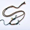 Cordón colgante tejido a mano Tangkazakiram para hombre y mujer, estilo étnico retro, ajustable y combinable.