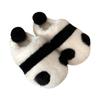 Pantuflas de Algodón para Mujer Invierno Dibujos Animados Lindo Panda Relleno Baotou Calientes para Casa Interior Confinamiento Zapatos de Suela Suave