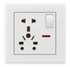 Interruptor de tomada Bo Wang S10 tipo 86 um-aberto controle duplo projeto de comércio exterior Sudeste Asiático África Oriente Médio exportação