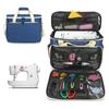 Suprimentos de costura de grande capacidade Armazenamento Bolsa Máquina de costura doméstica Acessórios de agulha e linha Ferramentas Armazenamento portátil Bolsa Mochila transversal