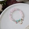 Pulseira de Pérolas de Pequenas Mercadorias de Yiwu Atacado Joias de Contas de Cristal Casal Estudante Infantil Cordão de Mão Atacado de Joias Femininas