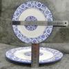 Tazón de Porcelana Azul y Blanco Tazón para Fideos Tazón para Ramen de Res Tazón para Fideos de Arroz Tazón para Ensalada Tazón para Mezclar Fideos Tazón para Sopa de Res Tazón Grande Comercial para Fideos
