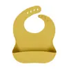Babero impermeable para bebé, babero de silicona de grado alimenticio para niños, babero suave para comer bebés, anti-suciedad, ventas directas de fábrica
