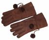 Guantes de Moda para Otoño e Invierno para Mujer Guantes de Cuero Genuino de Oveja para Hombre Gruesos Cálidos a Prueba de Viento a Prueba de Frío Guantes de Dedo